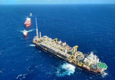 Crédito: Total Brasil Campo de Lapa, no pré-sal da Bacia de Santos